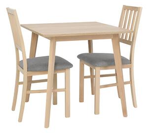 Sada jídelního stolu a židlí Asti - Black Red White - BRW