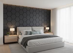 Horve Akustický panel Hexagon 620x760 mm - šedý