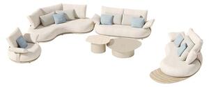Zahradní 8 místná sedací souprava CALLA SAND BEIGE Exteriér | Zahradní sedací sestavy