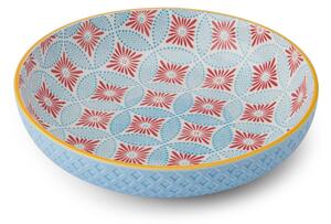 Mikasa Kameninová miska Coupe s modrou mozaikou, 21 cm MKPBOWLS32