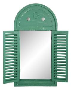 Zelené francouzské zrcadlo Esschert Design Hullo