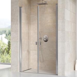 Ravak - Sprchové dveře dvoudílné Chrome CSDL2-90 - lesklý Alubright/transparentní