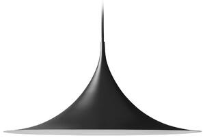 Závěsná svítidlo GUBI, Semi, stmívatelné, Černá, Obývací pokoj, Kov, Design
