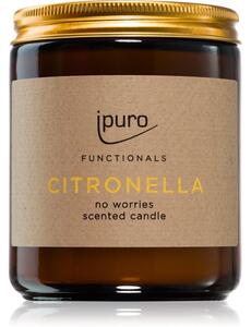 Ipuro Functionals Citronella vonná svíčka 200 g
