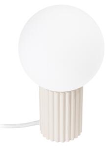 Stolní lampa SOLLUX LIGHTING, ORBI, Béžová, Obývací pokoj, Hliník
