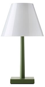 Stolní lampa Rotaliana, Dina+, stmívatelné, Zelená, Obývací pokoj, Kov, Design