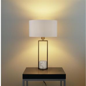 Searchlight EU2871GO Stylová stolní lampa CLAIRE GOLD + bílý mramor