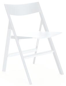 VONDOM Bílá plastová skládací jídelní židle QUARTZ