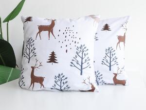 XPOSE® Bavlněný povlak na polštář FOREST 40x40 cm 2ks