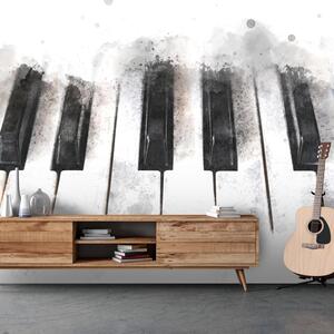 Fototapeta - Piano, kresba (245x170 cm)