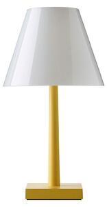 Stolní lampa Rotaliana, Dina+, stmívatelné, Žlutá, Obývací pokoj, Kov, Design