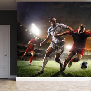 Fototapeta - Fotbalisté v akci (245x170 cm)