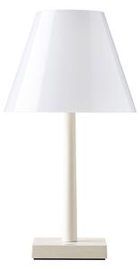 Stolní lampa Rotaliana, Dina+, stmívatelné, Béžová, Obývací pokoj, Kov, Design