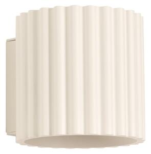 Nástěnná Svítidla SOLLUX LIGHTING, RIBLA, stmívatelné, Béžová, Obývací pokoj, Hliník