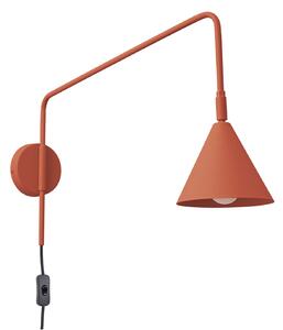 Nástěnná Svítidla SOLLUX LIGHTING, LYS, Hnědá / Rezavá, Obývací pokoj, Kov, Skandinávský