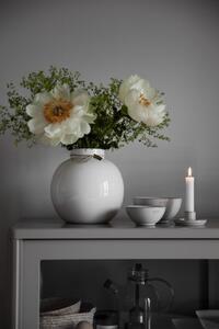 Kameninová váza ERNST White Gloss - 10 cm EF435