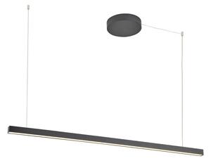 Palnas Závěsné lineární LED svítidlo DARA 2, d.120 cm, 3000-4000K Barva: Černá, Stmívání, řízení: bez stmívání