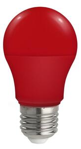 LED Žárovka A50 E27/4,9W/230V červená