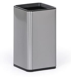 Odpadkový koš 12 l, stříbrný