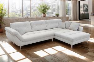 ROHOVÁ SEDAČKA, plast, textil, kompozitní dřevo, krémová Livetastic - Sedací soupravy, Online Only