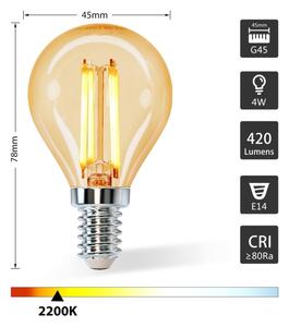 LED Žárovka G45 E14/4W/230V 2200K - Aigostar