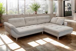 ROHOVÁ SEDAČKA, plast, textil, kompozitní dřevo, béžová Livetastic - Sedací soupravy, Online Only