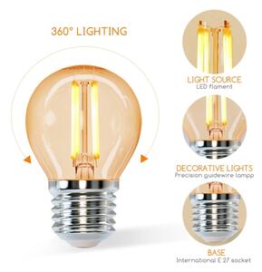 LED Žárovka G45 E27/4W/230V 2200K - Aigostar