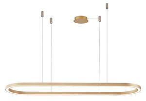 Azzardo AZ5056 - LED Stmívatelný lustr na lanku ELENA LED/50W/230V 120 cm zlatá