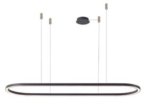 Azzardo AZ5057 - LED Stmívatelný lustr na lanku ELENA LED/60W/230V 150 cm černá