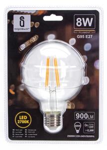 LED Žárovka G95 E27/8W/230V 2700K - Aigostar