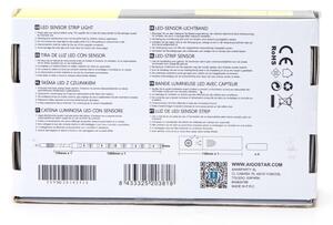 Aigostar - LED Stmívatelný pásek se senzorem 1m LED/2W/4xAAA 3000K IP65