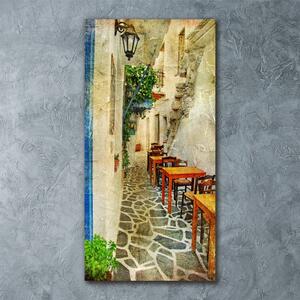 Foto obraz akrylové sklo vertikální Řecké taverny oav-31434189