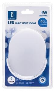 Aigostar - LED Noční světlo se senzorem LED/1W/230V oválný