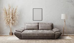 ROZKLÁDACÍ POHOVKA, dřevo, textil, kompozitní dřevo, šedohnědá Livetastic - Rozkládací pohovky, Online Only