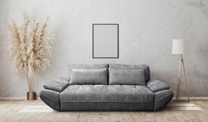 ROZKLÁDACÍ POHOVKA, dřevo, textil, kompozitní dřevo, tmavě šedá Livetastic - Rozkládací pohovky, Online Only
