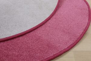 Vopi koberce Kusový koberec Eton růžový 11 kruh - 57x57 (průměr) kruh cm
