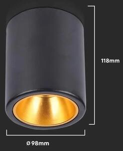 Bodové svítidlo 1xGU10/35W/230V kulatý černá