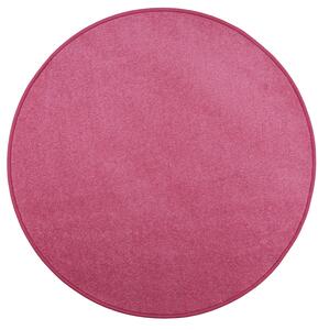 Vopi koberce Kusový koberec Eton růžový 11 kruh - 300x300 (průměr) kruh cm
