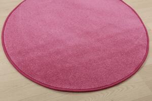 Vopi koberce Kusový koberec Eton růžový 11 kruh - 100x100 (průměr) kruh cm
