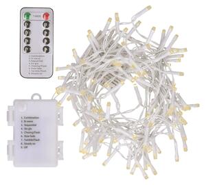 BRILAGI - LED Vánoční venkovní řetěz 120xLED/8 funkcí/3xAA 9,5m IP44 teplá bílá