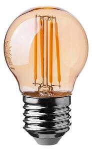 LED Žárovka FILAMENT AMBER G45 E27/4W/230V 2200K
