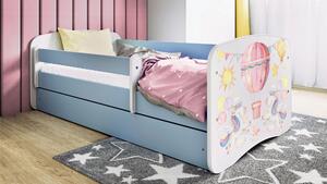 POSTEL PRO DĚTI A MLÁDEŽ 80/160 cm, modrá, bílá MID.YOU - Dětské pokoje sestavy, Online Only