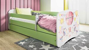 POSTEL PRO DĚTI A MLÁDEŽ 80/160 cm, zelená, bílá MID.YOU - Dětské pokoje sestavy, Online Only