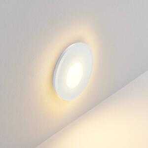 Molto Luce LED vestavné svítidlo Wall 68R Glass IP44 RD, bílé. CCT