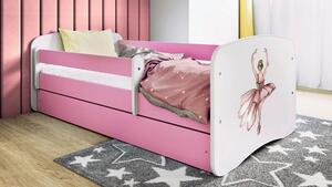 POSTEL PRO DĚTI A MLÁDEŽ 80/160 cm, bílá, pink MID.YOU - Dětské pokoje sestavy, Online Only
