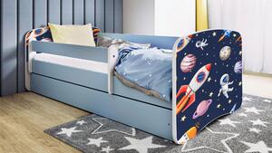 POSTEL PRO DĚTI A MLÁDEŽ 80/160 cm, modrá, bílá MID.YOU - Dětské pokoje sestavy, Online Only