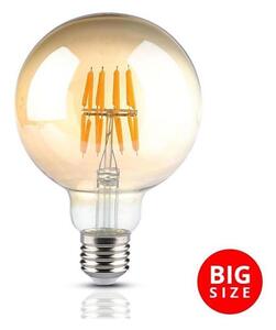 LED Žárovka FILAMENT G95 E27/8W/230V 2200K