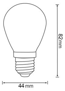 SADA 2x LED Žárovka PARTY E27/0,3W/36V modrá