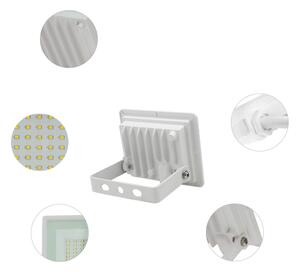 LED Venkovní reflektor NOCTIS LUX 3 LED/10W/230V 4000K IP65 bílá
