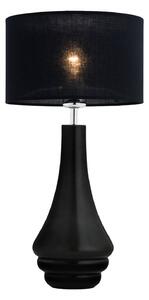 Stolní lampa Arabesca celá v černé barvě